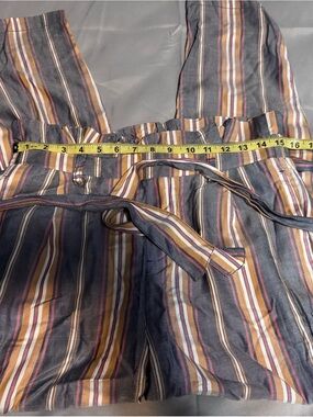Soho Striped Belted Pants Women’s Medium NWT Cropped